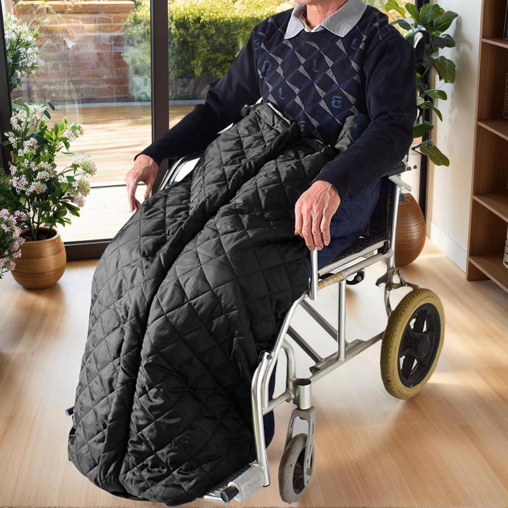 Плед на колени для инвалидной коляски, согревающий ноги, зимний теплый плед для инвалидной коляски для взрослых, пожилых, людей с ограниченными возможностями, пожилых людей