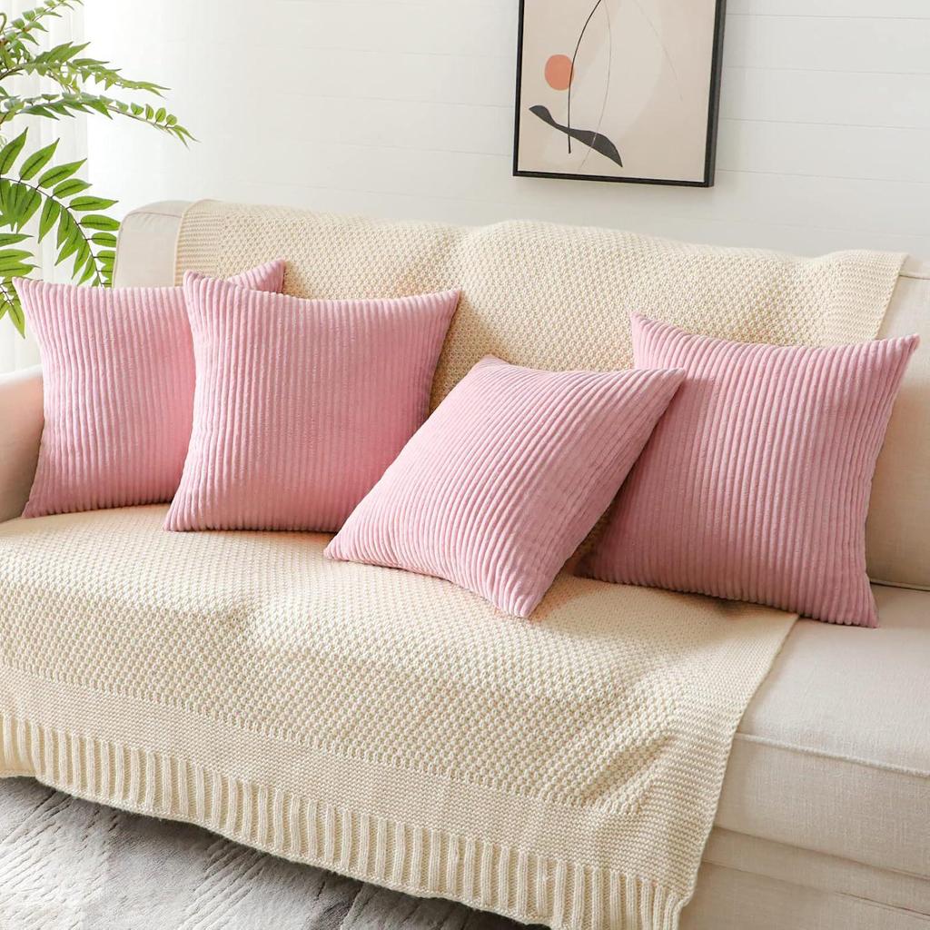 Чехол для подушки Nordic Solid Color Cordour в полоску