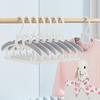 Yousheng 10 Pcs Children Clothes Hanger Ultra Thin Non-Slip Space-Saving Infant Pant Hanger for Newborn Clothes