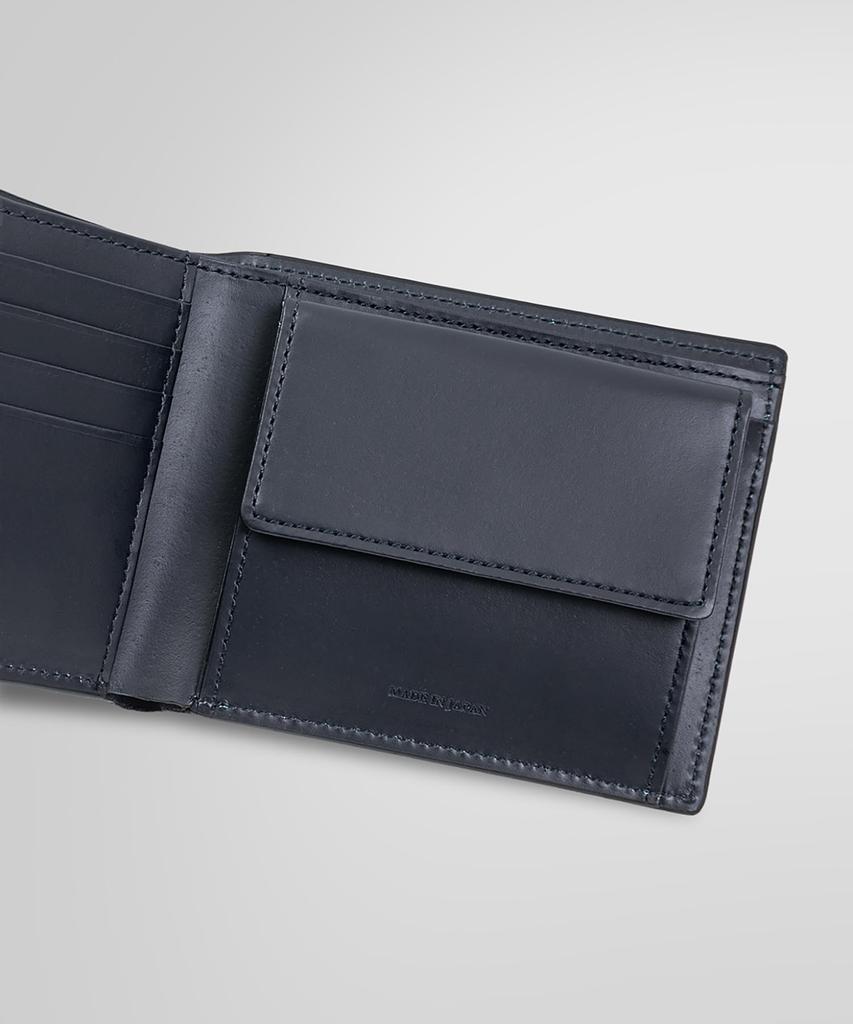 Brooks Brothers Cow Leather Two-Tone Wallet 330000715 Black One Size