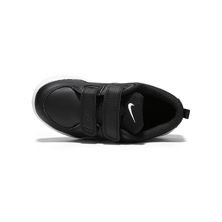 Nike Pico 4 Прочные низкие кроссовки Детская обувь Черно-белые 454501-023