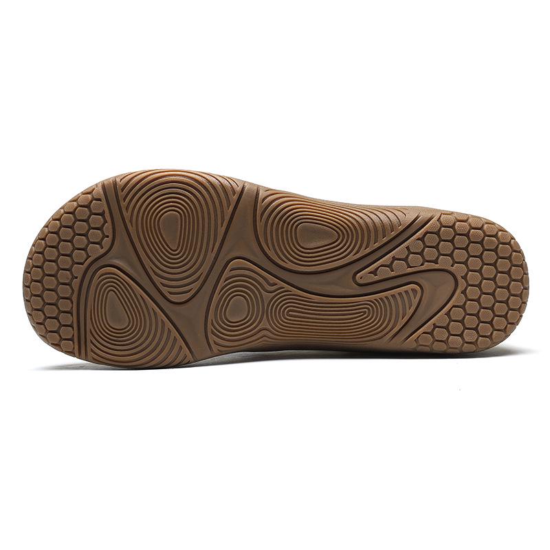 Мужские сетчатые кроссовки для бега с широким носком - Весна/Лето 2026, Дышащие, Мягкая подошва, Большой размер, Стиль босоногой