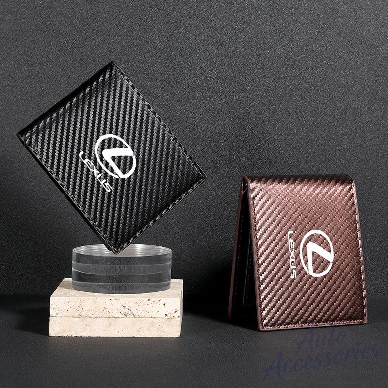 Simple Car Short Men Wallet Business Leisure Card Holder For Lexus RX350 IS250 IS350 GX460 ES350 GS350 GX470 IS300 NX300 ES250 GC0