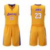 Баскетбольный комплект формы Los Angeles Lakers Леброн Джеймс из полиэстера для мужчин и любителей спорта