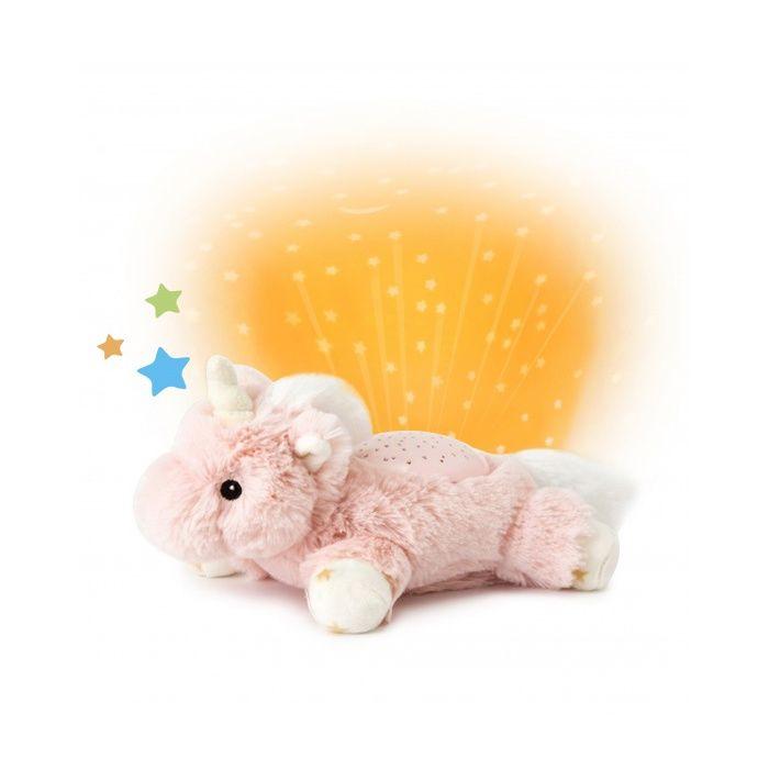 Veilleuse peluche projecteur d'étoiles dream buddies ella la licorne