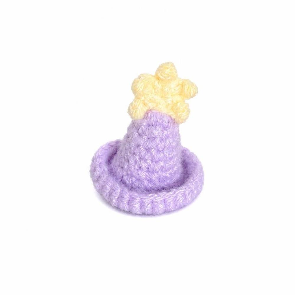 Adjustable Small Animal Hat Soft Pet Hat Cute Handmade Knitted Hat Hamster Guinea Pig Parrot