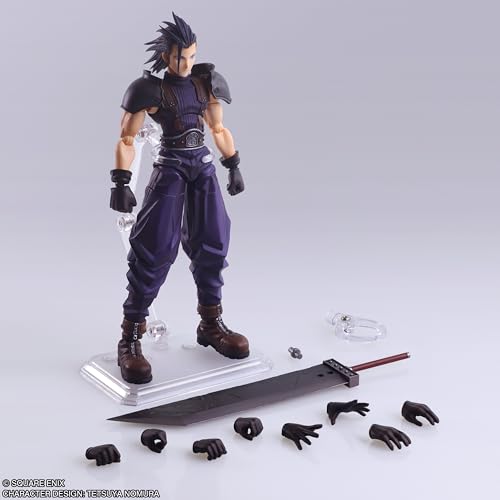 Final Fantasy VII BRING ARTS Zack Fair PVC Painted Action Figure