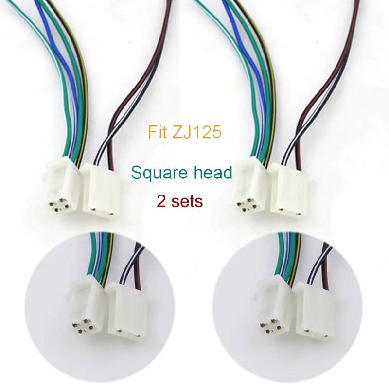 Motorcycle Ignition Coil CDI Electric Cable Wire Harness Plug Head for GY6 50cc 125cc 150 ZJ125 Scooter ATV Moped Parts
