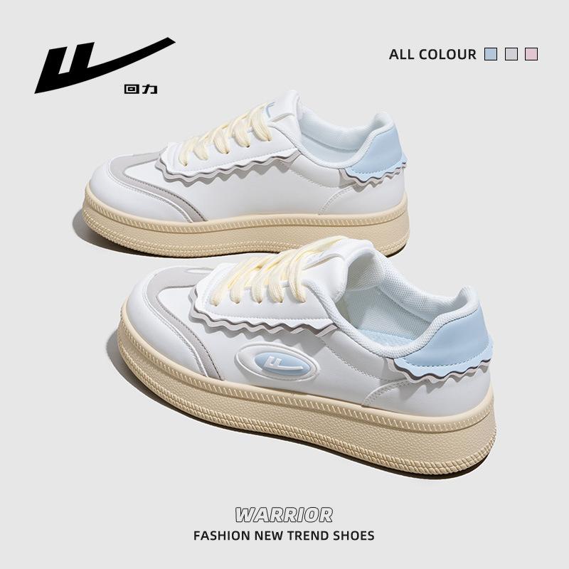 Warrior Women's Shoes White Shoes Casual Board Shoes Versatile Shoes