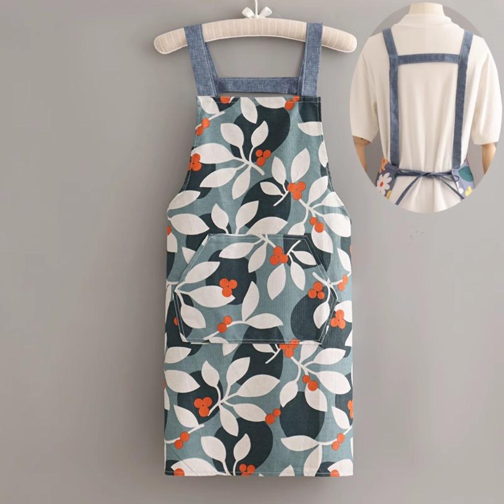 Thin Canvas Apron Stain Resistant Work Apron Cute Kitchen Apron  Kitchen