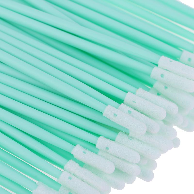 100Pcs Sponge Head Cleaning Swab Printer Swab Dust-Free Cotton Swab Wiping Stick