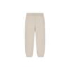 Solid Color Cuffed Casual Woven Knit Sports Pants Men Pants Beige F11M419804F-DK