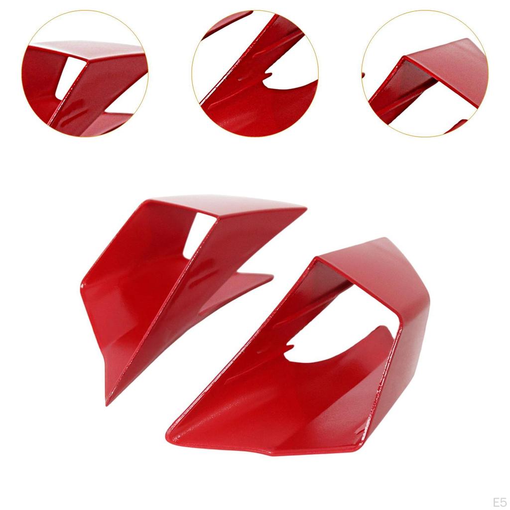 2 шт. Аксессуары Комплект обтекателя Модернизация Легко установить Прочный Боковая панель крышки бензобака Воздухозаборник