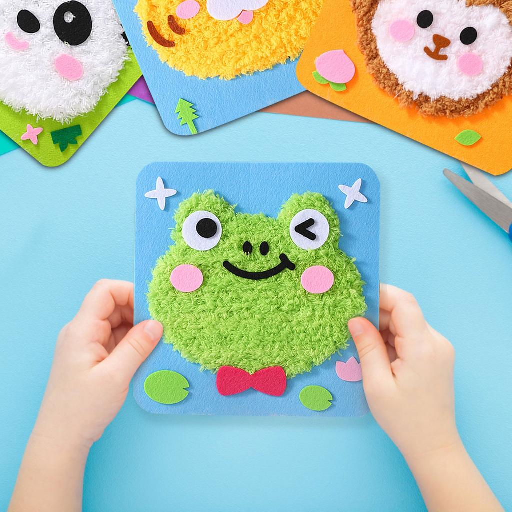 Детская игрушка-головоломка из мультяшного материала своими руками