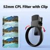 High-definition CPL Filter with Clip Remove Reflections Cpl Polarizing Lens  Smartphones