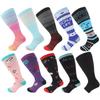 Plus Size Compression Socks for Men and Women-3 Pairs Wide Calf Compression Stockings for Circulation,Nurses, Running