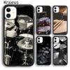 Мягкий чехол для телефона Krajews с музыкальным инструментом Drum для iPhone 14 5 SE 6s 7 8 plus XR XS 11 12 13 pro max Samsung S21 S22ultra