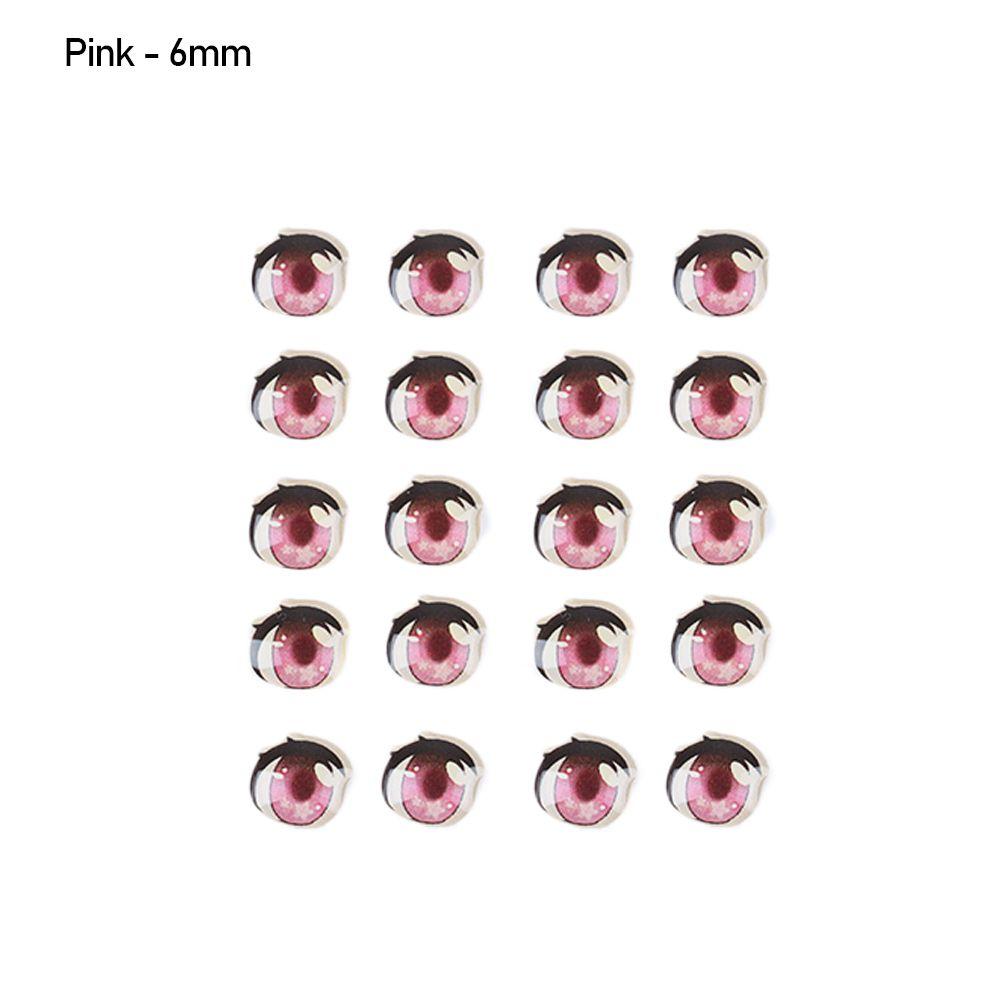 Stars Yellow/Pink/Blue Face Organ Paster Cartoon Eyes Stickers Anime Figurine Doll Eye Chips Paper