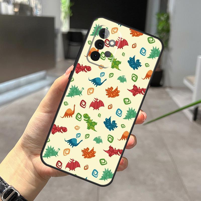 Skeleton Dinosaur Pattern Case For Samsung Galaxy A56 A36 A26 A16 A06 A25 A54 A34 A14 A52 A32 A12 A13 A33 A53 A15 A35 A55