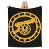 Heat Hockey Heated Hivally Blanket Quality Comfortable  Throw Blanket Winter Travel Couch Bed Pattern Bedspread