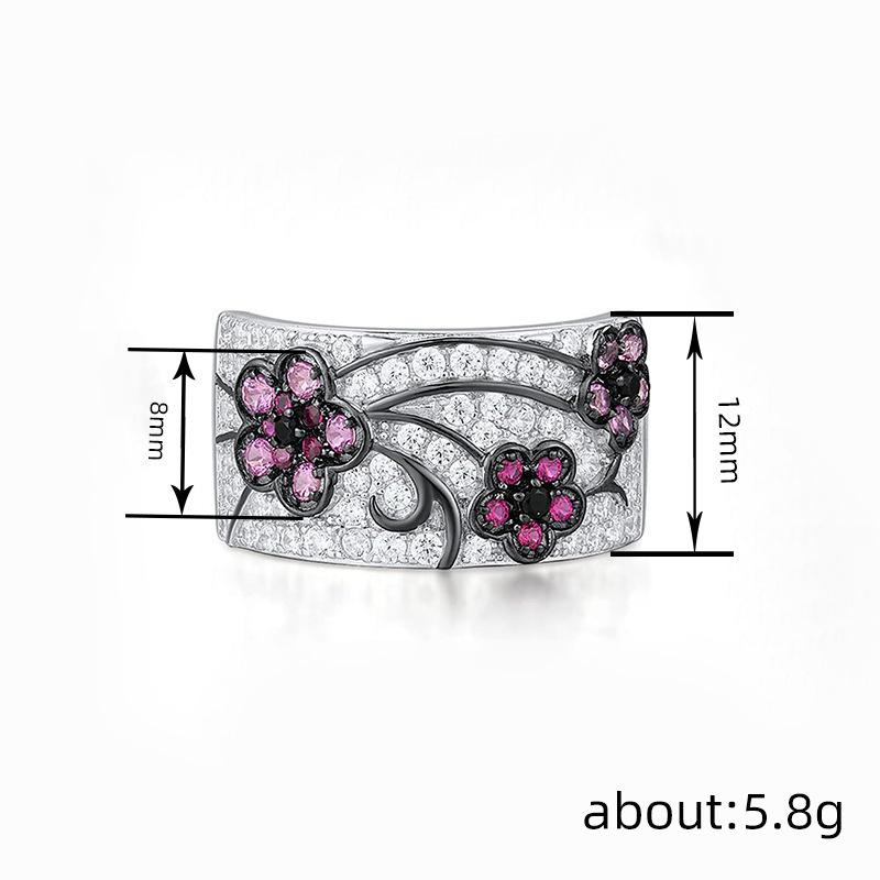 Meier Two-tone floral ring: stylish, elegant, and fresh with a touch of country charm