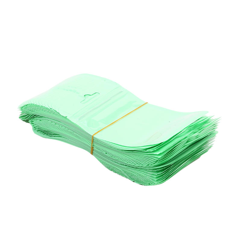 100pcs Macaroon Candy Colors Jewelry Bags For Necklace Earrings Ring Hair Clip Travel Plastic Jewelry Package Storage Bag