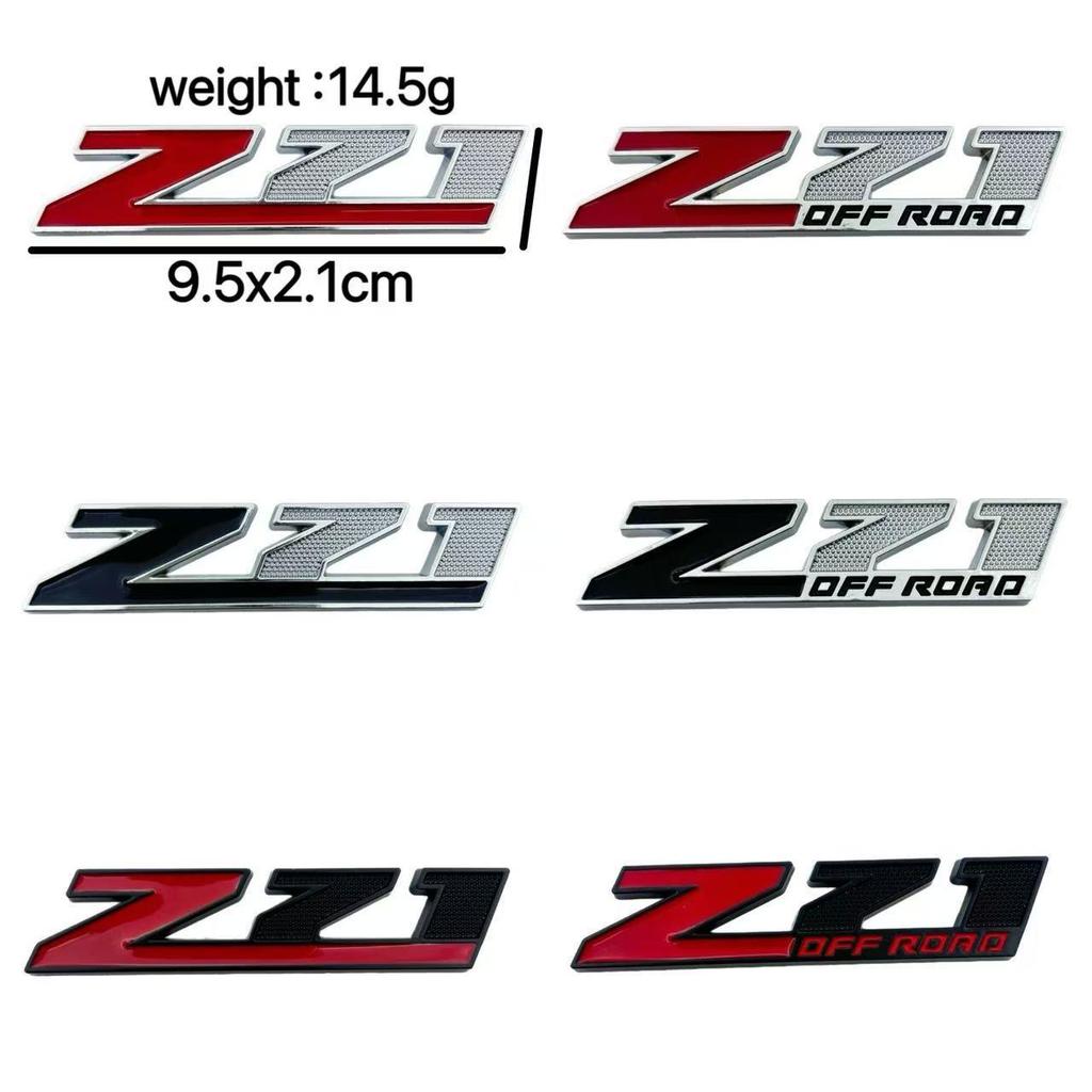 Large Z71 Sticker for Chevrolet Modified Car: Personalized Metal Emblem & Rear Decoration Decal