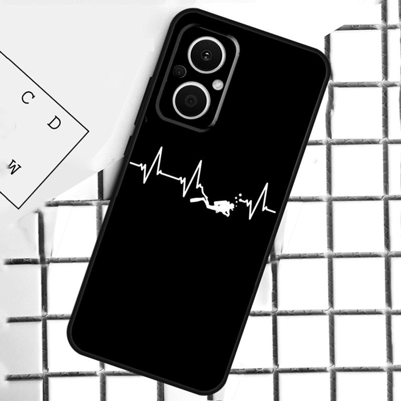Scuba Diver Diving Phone Case For OPPO Reno 13F 13 12 11 14 F 10 Pro 8T 7 8 Lite OPPO Find X9 X6 X5 X8 Pro Cover