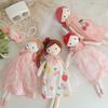 Home Decor Girl Soft Plush Toy Nortic Style Pink Dress Doll Princess Stuffed Doll  Birthday Gift