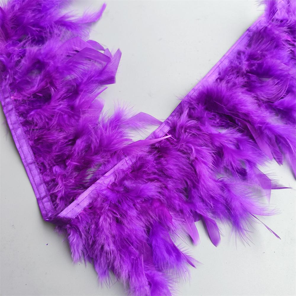 Отделка из перьев индейки для сценических костюмов и декора своими руками
