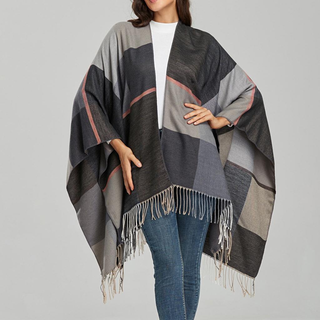 Осенние и зимние теплые шарфы, шали, классические клетчатые ремни, кардиганы и теплые одеяла для наружного использования