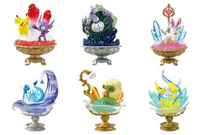 КОЛЛЕКЦИЯ ДРАГОЦЕННЫХ КАМНЕЙ Pokemon 2 КОРОБКА 6 6 примерно В115 x Ш70 x Г70 мм Re-ment POKÉMON продукты, типы, части,