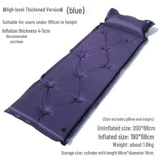 Self-Inflating Outdoor Camping Mat - Connectable Sleeping Pad for Single or Double Tents