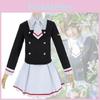 Высококачественный Косплей Костюм Сакуры Киномото из Cardcaptor Sakura с Прекрасным Качеством Изготовления
