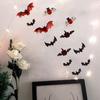 Bat Sticker PVC Spooky Living Room Bedroom Background Wall Decoration Flying Pumpkin Decal Party