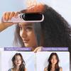 Cordless Hair Straightener Brush 3 Temp Adjustable Fast Heating Portable Travel Negative Ion Hot Brush Electric Curly Hair Styling Detangling Comb
