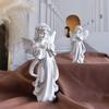 European Classic Praying Angel Resin Crafts Ornament Little Girl Statue Home Desktop Decoration