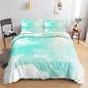 Rainbow Bedding Set Halo Dyeing Gradient Color Clouds Constellation Duvet Cover Set Single/Twin/Double Size Funny Gifts For Kids