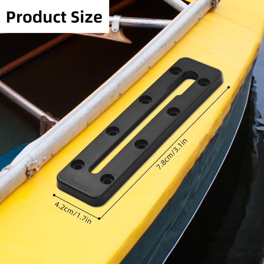 1 Pair Kayak Track Plastic Kayak Rail Kayak Accessories Mount Track for Fishing Rod Holder