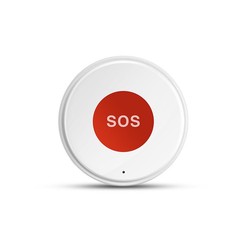Tuya Smart WiFi Security SOS Button, APP Emergency Scene Linkage Smart Switch, Built-in Rechargeable Battery, Panic Alarm Button