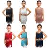 Girls Tassel Latin Dance Dress Asymmetrical Fringe Shiny Rhinestones Cutout Stage Performance Costume