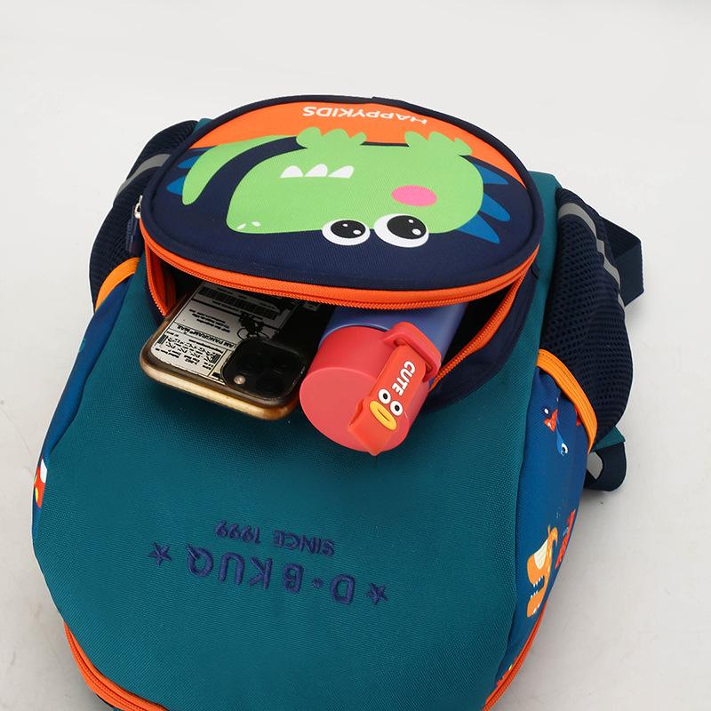 Cartoon Dinosaur Backpack for Kids Aged 3-6: Lightweight and Perfect for Kindergarten and Primary School Students