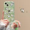 Full Screen Animal Chain Suitable for Apple 15 Mobile Phone Case Iphone14pro Transparent 13 Silicone Xs Mint Mann