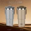 TYESO 600ml Stainless Steel Tumbler with Straw, Keeps Drinks Hot or Cold, Large Capacity, with Lid, Spill-Proof, Portable, with Handle, Vacuum