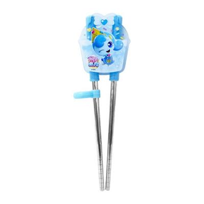 Leburn Baby's Sweet and Sour Catch Tiniping Двуручные палочки для еды с коррекцией, заточка, разноцветные, 1 шт., популярная корейская столовая посуда