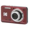 KODAK PIXPRO Простая в использовании цифровая камера с зумом FZ55-RD 16 МП с 5-кратным оптическим зумом, широкоугольным объективом 28 мм и 2,7-дюймовым ЖК-экраном (красный)