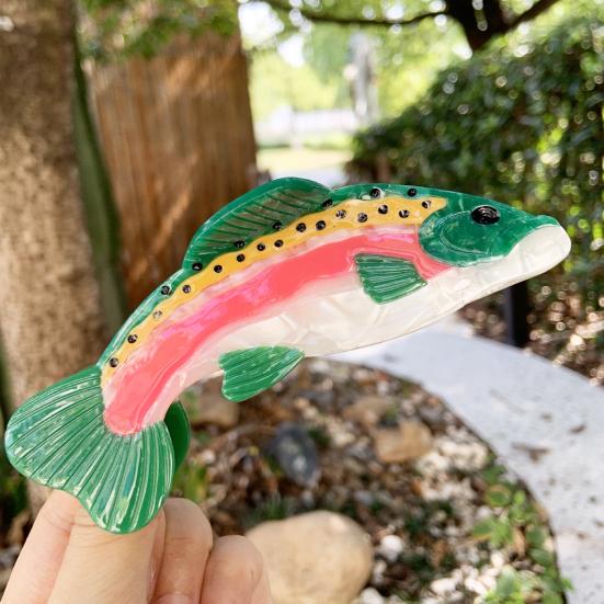 Заколка для волос в форме акулы для женщин, густые волосы, задняя головка для душа, заколка для волос, нескользящие аксессуары для волос, инструменты для укладки волос