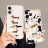 Мягкий чехол для телефона для iPhone 17 Pro Max 7 8 14 Plus 13 Pro XR 11 XS Max Air 16 15 12 Mini Мультяшная собака кошка