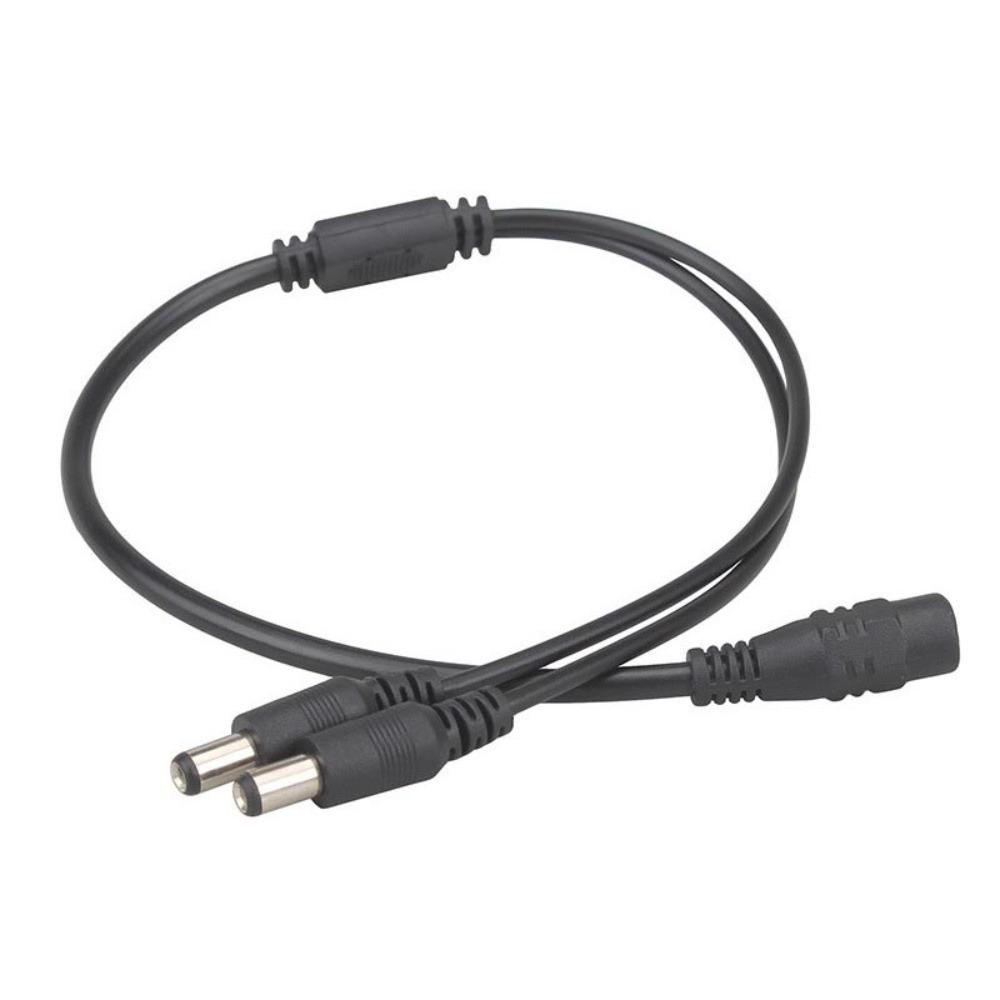 Разъем-разветвитель питания постоянного тока, адаптер питания, один кабель-удлинитель для двух источников питания