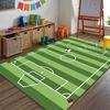 Football Carpet Interesting Sports Noise Scene Design Machine Anti-slip Printing Washable Reduction Playing Football